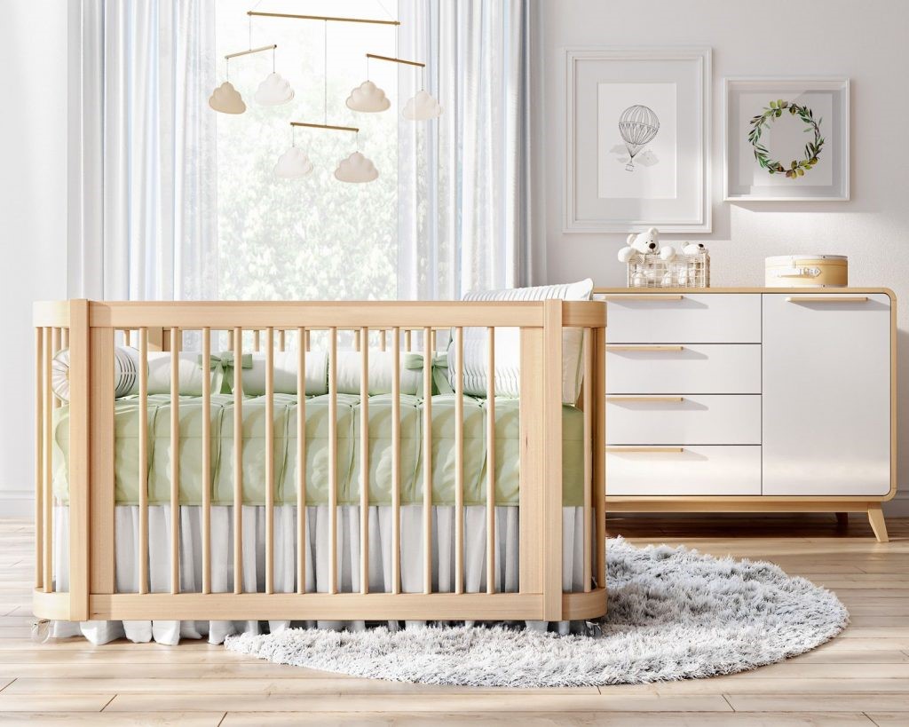 quarto de bebê minimalista