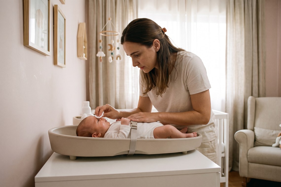olhinho grudado do bebe hero